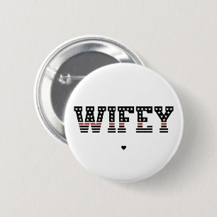 Feuerwehrfeuerwehr Wifey Thin Red Line Feuerwehrma Button