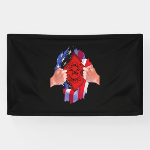 Feuerwehrfeuerwehrfeuerwehrfeuerwehr - rote Linie  Banner