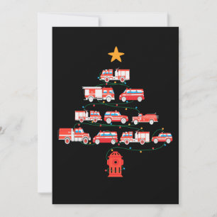 Feuerwehrfeuerwehrhubwagen Weihnachtsbaum.Pnn Save The Date