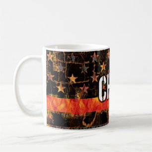 Feuerwehrflagge Kaffeetasse