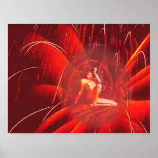 Feuerwehrfrau Poster