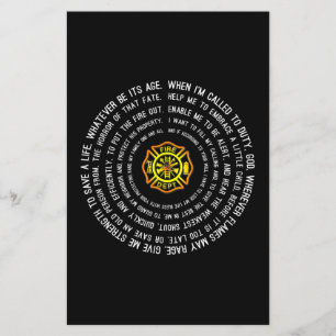 Feuerwehrgebet, Feuerwehrmann Motivierend