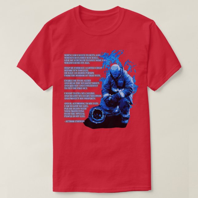 Feuerwehrgefechter Feuerwehr Feuerwehr Feuerwehrma T-Shirt (Design vorne)