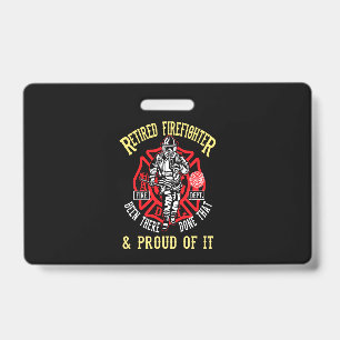 Feuerwehrgeschenk   Ruheständler Feuerwehrmann & S Ausweis