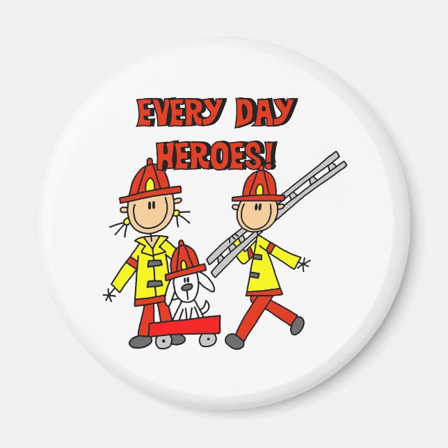 Feuerwehrhelden Magnet (Vorne)