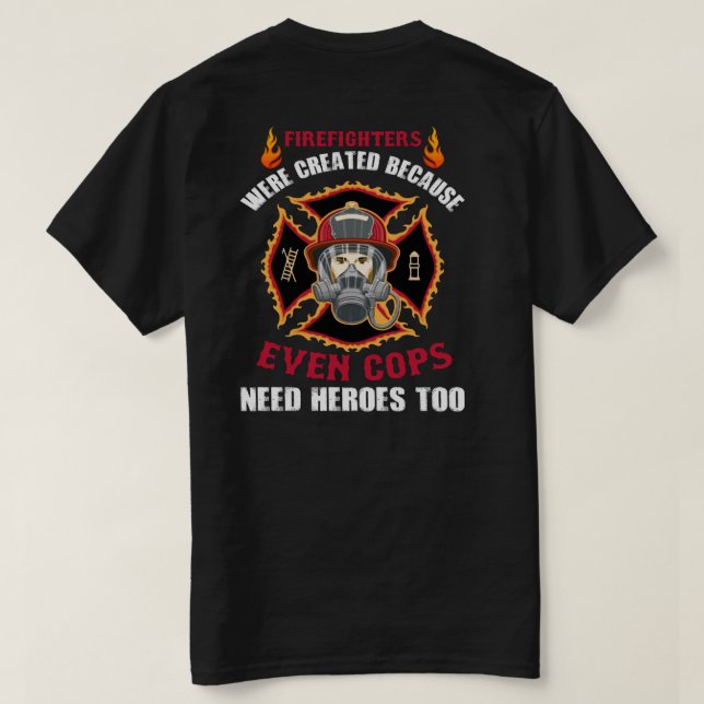 Feuerwehrhelden T-Shirt (Design Rückseite)