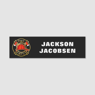 Feuerwehrhelm Namensschild