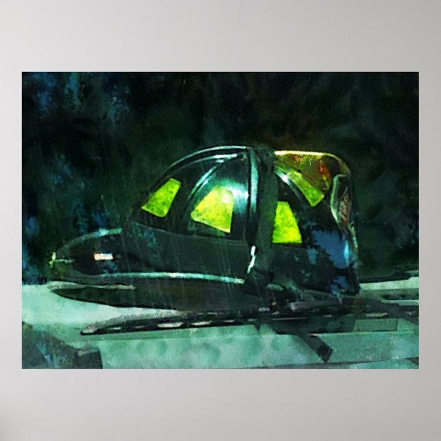 Feuerwehrhelm Poster (Vorne)