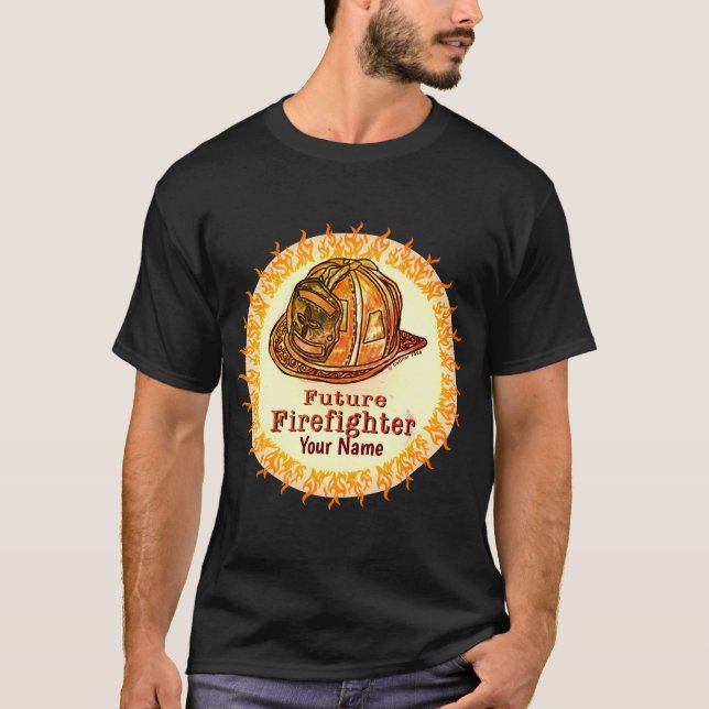 Feuerwehrhelm T-Shirt (Vorderseite)