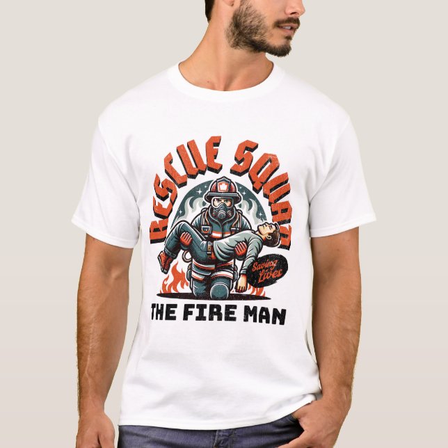Feuerwehrhemd T-Shirt (Vorderseite)