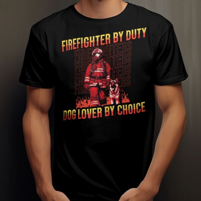 Feuerwehrhund für Hund nach Wahl T-Shirt (Von Creator hochgeladen)