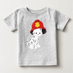 Feuerwehrhund, Niedlicher Hund, Welpe, Hund, Dalma Baby T-shirt