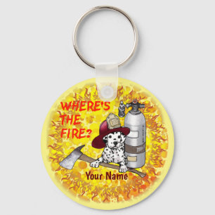 Feuerwehrhund Wheres Feuerwehrmann Schlüsselanhänger