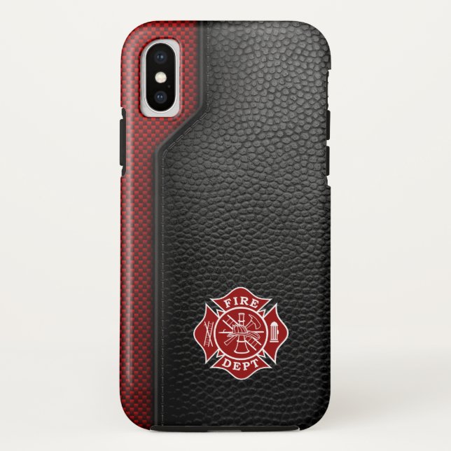 Feuerwehrleder Case-Mate iPhone Hülle (Rückseite)