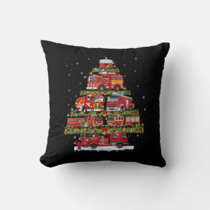 Feuerwehrleuchten Feuerwehrauto Weihnachten Kissen