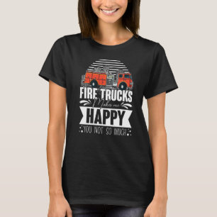Feuerwehrleuchten Siren Lights Motor Brandbekämpfu T-Shirt