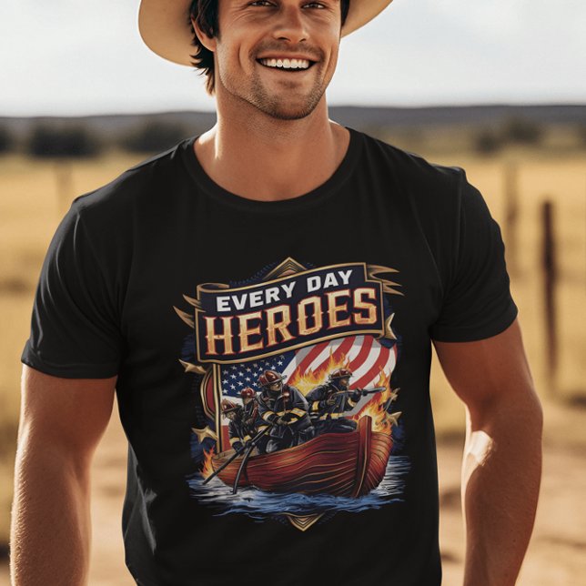 Feuerwehrleute Feuer machen T-Shirt (Von Creator hochgeladen)