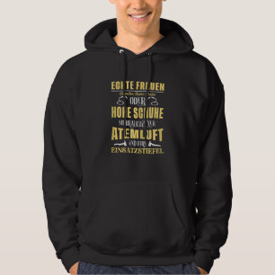 Feuerwehrleute Freiwillige Feuerwehr-Kampfstiefel  Hoodie