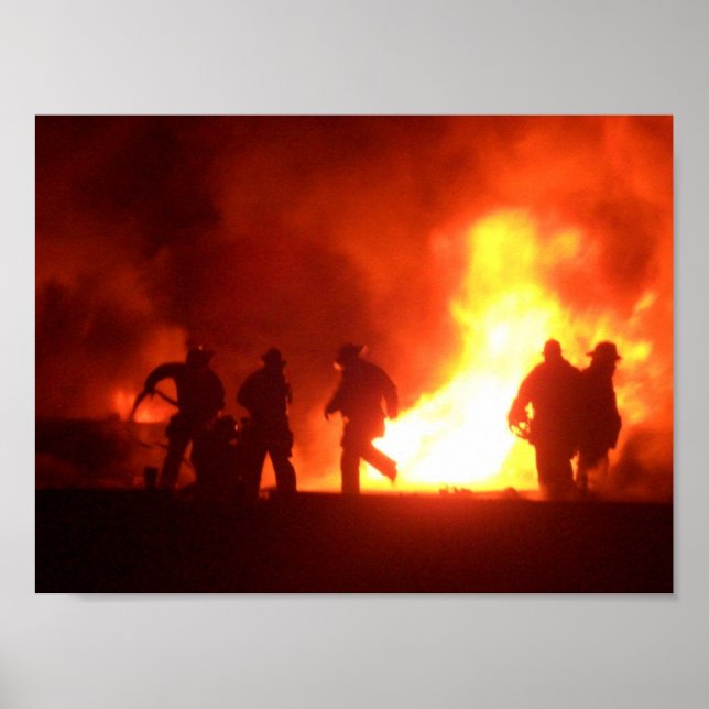 Feuerwehrleute in San Francisco Poster (Vorne)