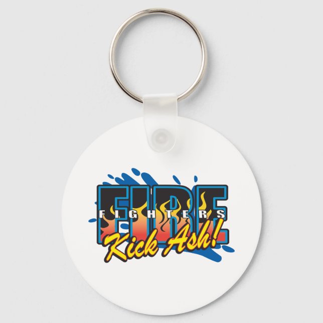 Feuerwehrleute Kick Ash! Schlüsselanhänger (Vorderseite)