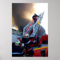Feuerwehrleute Kletterleiter