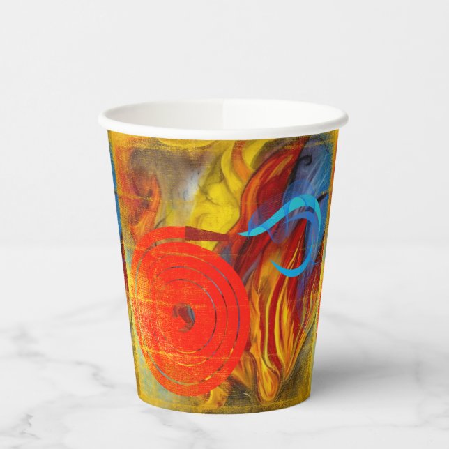 Feuerwehrleute Pappbecher (Links)