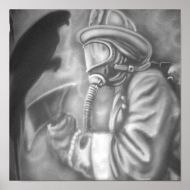 Feuerwehrleute Poster (Vorne)