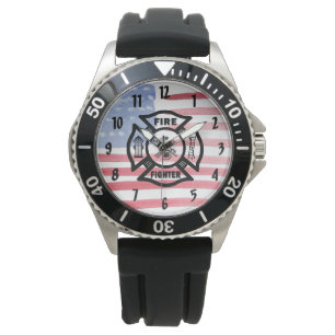 Feuerwehrlogos   armbanduhr