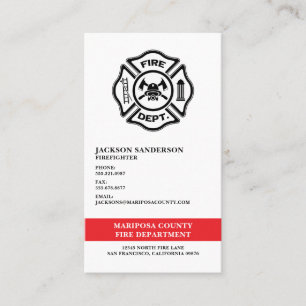 Feuerwehrlogos für den benutzerdefinierten Brandbe Visitenkarte