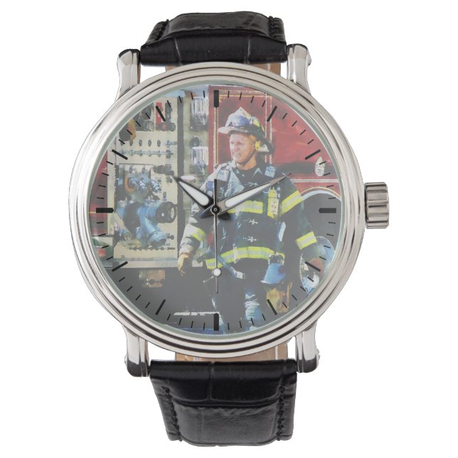 Feuerwehrmann Armbanduhr (Vorderseite)