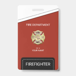 Feuerwehrmann Ausweis