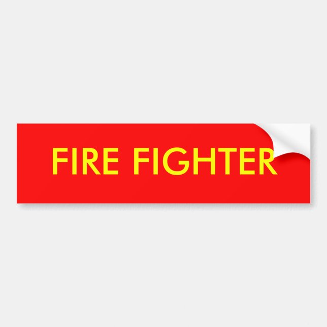 FEUERWEHRMANN AUTOAUFKLEBER (Vorne)