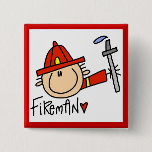 Feuerwehrmann Button