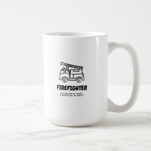 Feuerwehrmann; clever & verrückt - Feuerwehrfahrze Kaffeetasse