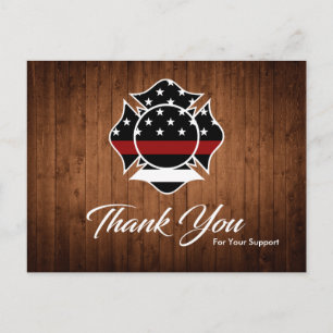 Feuerwehrmann Dankeschön Karte