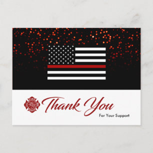 Feuerwehrmann Dankeschön Karte