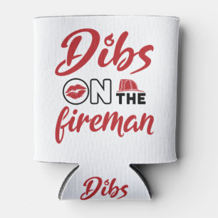 Feuerwehrmann Ehefrau Dibs auf dem Feuerwehrmann Dosenkühler