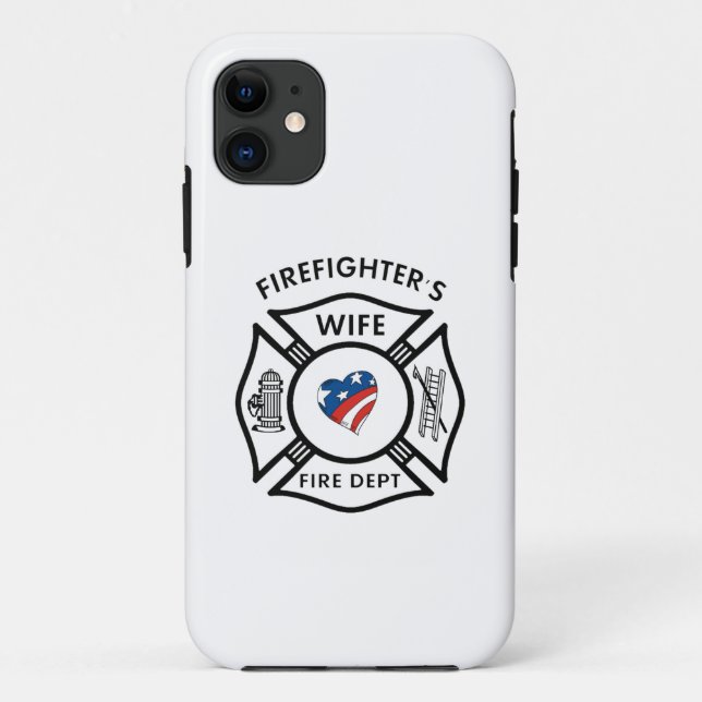 Feuerwehrmann-Ehefrauen USA Case-Mate iPhone Hülle (Rückseite)