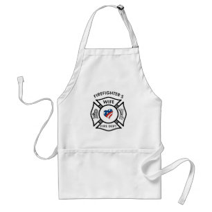 Feuerwehrmann-Ehefrauen USA Schürze