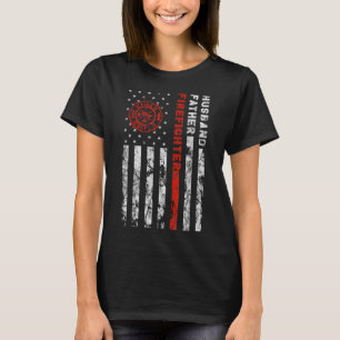 Feuerwehrmann Ehemann Vater Fireman Fathers Day gi T-Shirt
