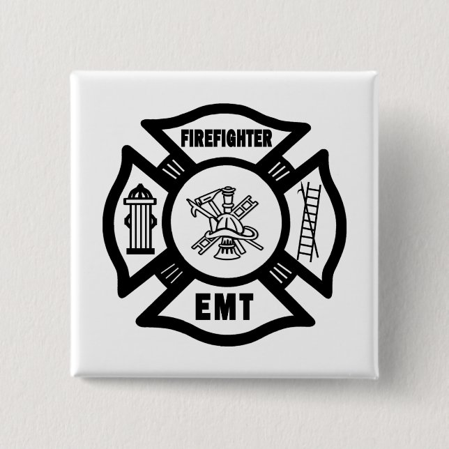 Feuerwehrmann EMT Button (Vorderseite)