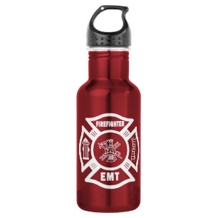 Feuerwehrmann EMT Edelstahlflasche