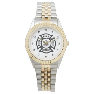 Feuerwehrmann-Feuer-Rettung Armbanduhr