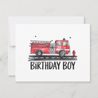 Feuerwehrmann Feuerwehrmann Der Geburtstag der Fam Einladung