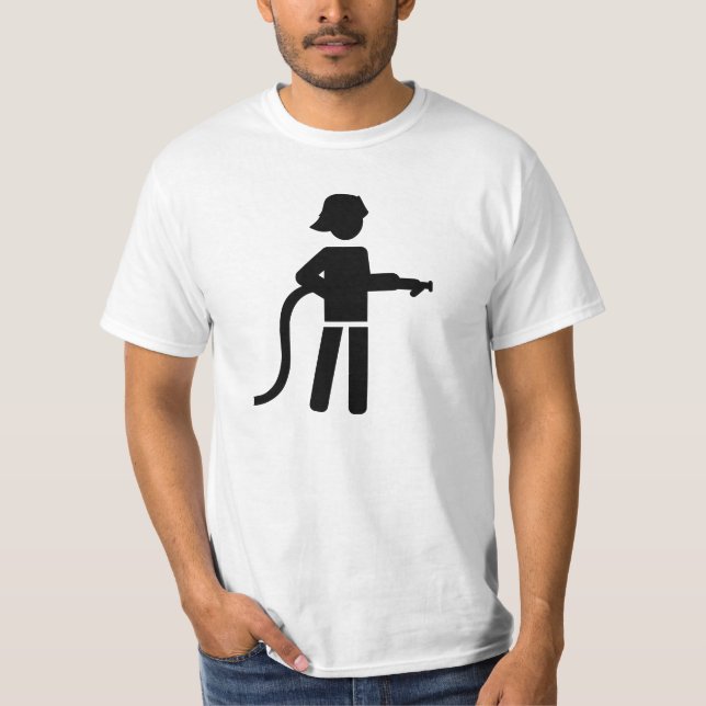 Feuerwehrmann-Feuerwehrmann T-Shirt (Vorderseite)