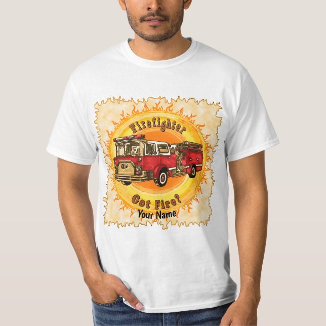 Feuerwehrmann-Feuerwehrmann-T - Shirt got (Vorderseite)