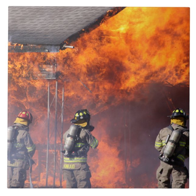 Feuerwehrmann Fliese (Vorderseite)