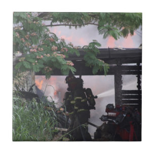 Feuerwehrmann Fliese