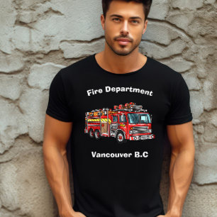 Feuerwehrmann für Feuerwehrfahrzeug T-Shirt