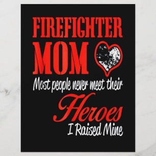 Feuerwehrmann-Geschenk Feuerwehrmann-Mutter-Gesc Flyer
